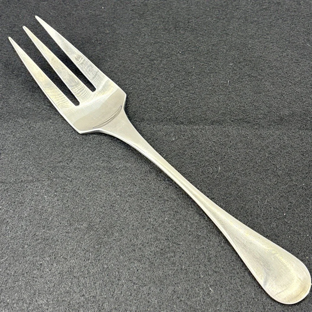 Towle Supreme Cutlery Satin 18/8 Stainless Steel 3 Prong Serving Fork KOREA